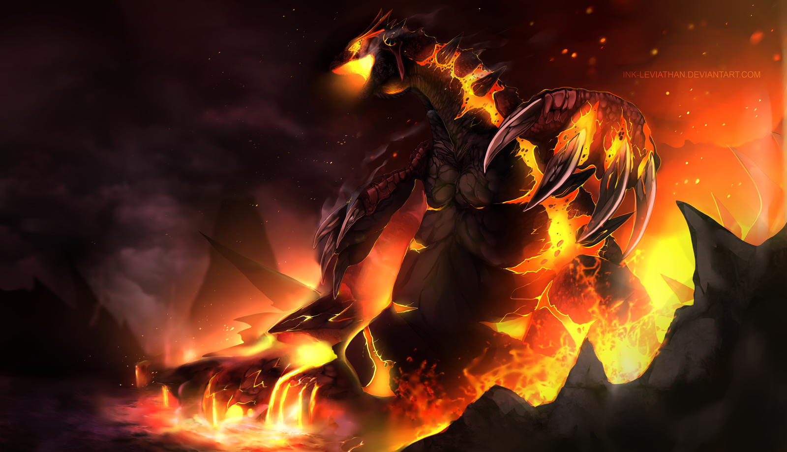 Pokemon Primal Groudon by Inklev on DeviantArt