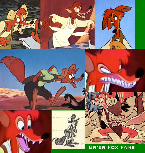 Many faces of brer fox by BrerFoxFans on DeviantArt