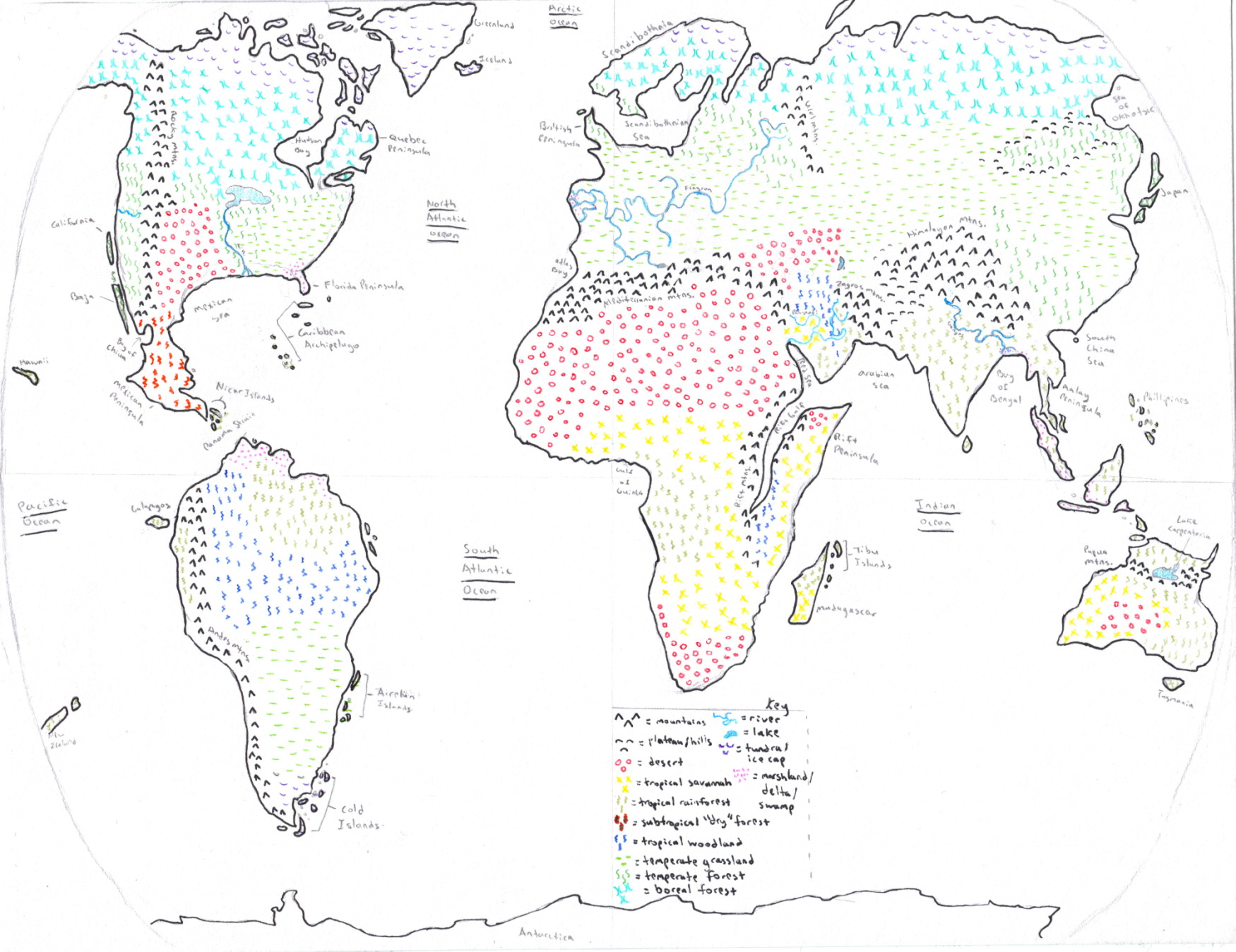 Post Earth Map 126 Million Years. by TerrificTyler20 on DeviantArt