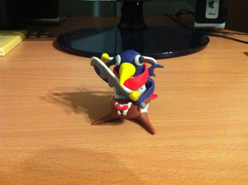 Prinny Model Prinny Clay Model DOOD! by OldClassicGamer on DeviantArt
