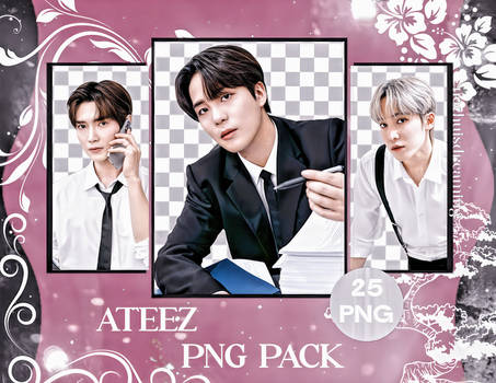 Ateez Png Pack