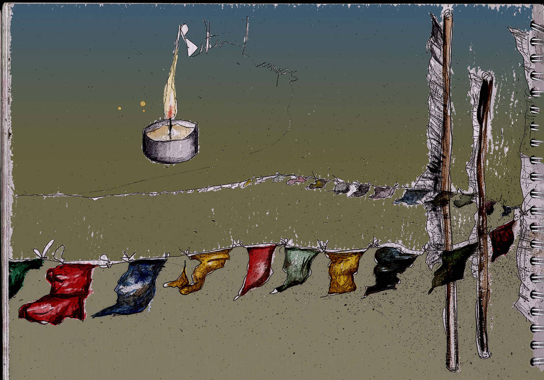 Prayer Flags by jemimaillustrator on DeviantArt