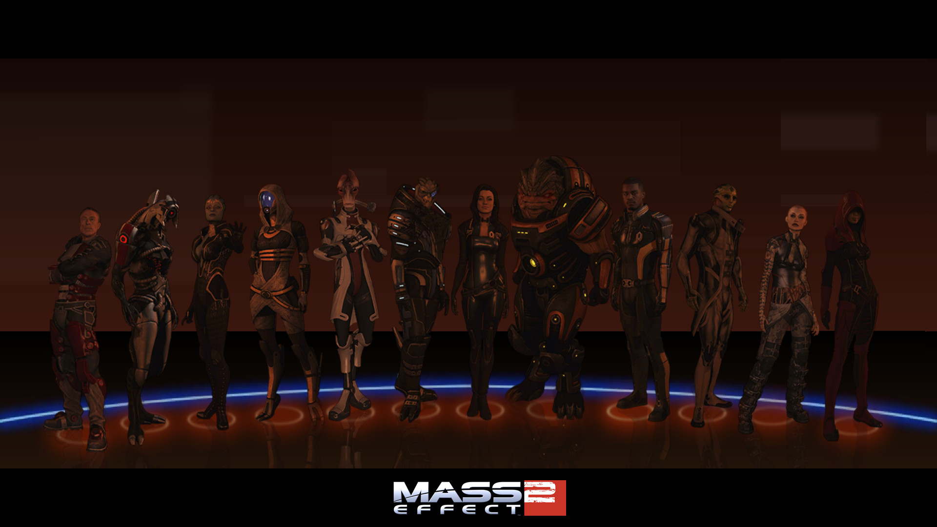 Mass Effect 2 Squad 1920x1080