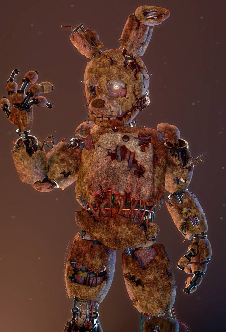 Rusttrap Spring Trap look, i am a springtrap by AstraMalerei on DeviantArt