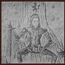 Queen Elizabeth I as A Frost Knight
