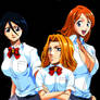 Rangiku, Orihime and Rukia Head swap