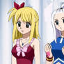 Mirajane and Lucy Head swap