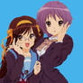 Haruhi and Yuki Head swap