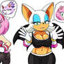 Amy, Rouge and Blaze body swap caption