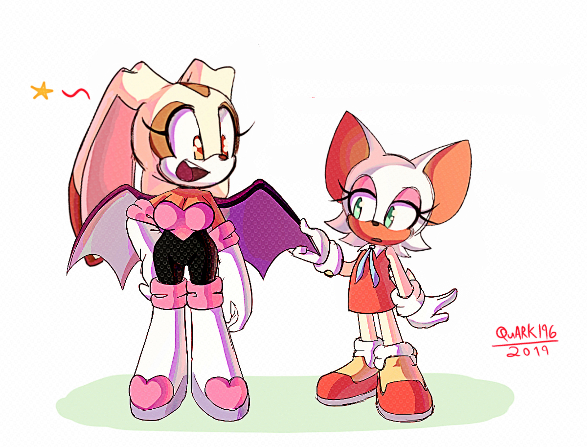 Cream The Rabbit X Rouge Rouge and Cream head swap caption by SwapperSonic1991 on DeviantArt