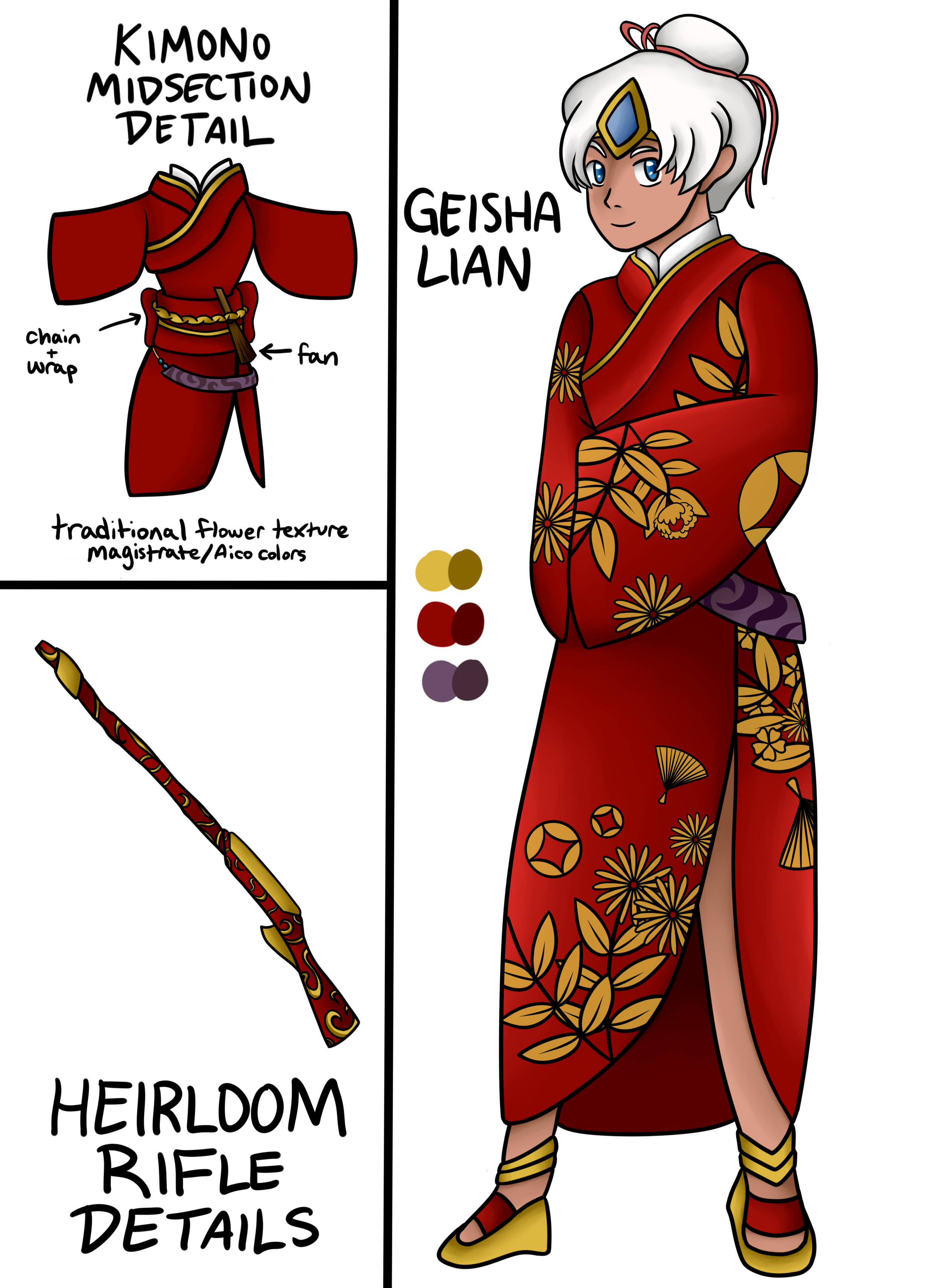 photo Paladins Lian Skin Concept paladins geisha lian skin concept by