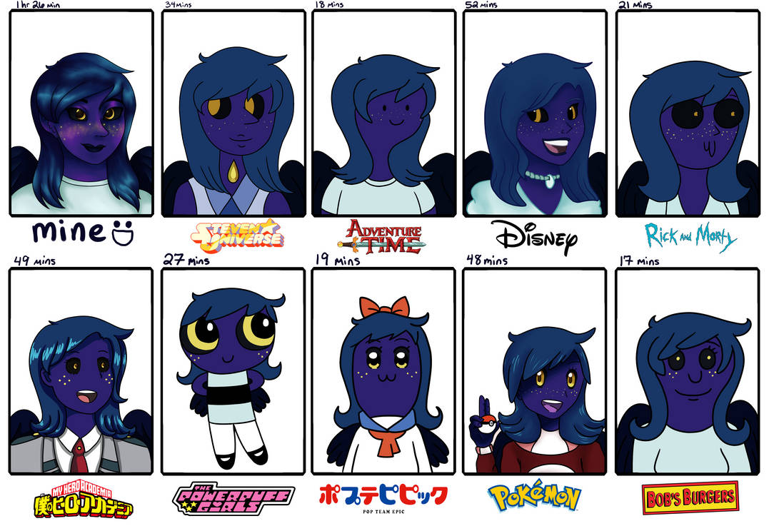 10 Art Styles Challenge by drag0nhearted on DeviantArt