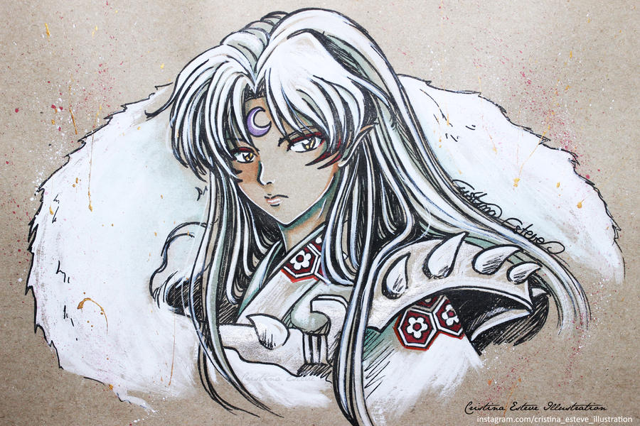 Sketch color Sesshomaru - Fanart Inuyasha