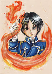 Roy Mustang - Fanart Full Metal Alchemist by CrisEsHer