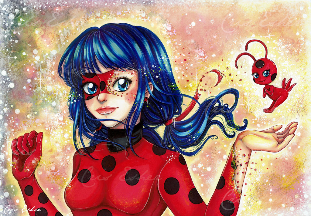 Tikki! Transforme - moi! - Fanart Ladybug by CrisEsHer