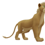 Kenya Lioness Rendered