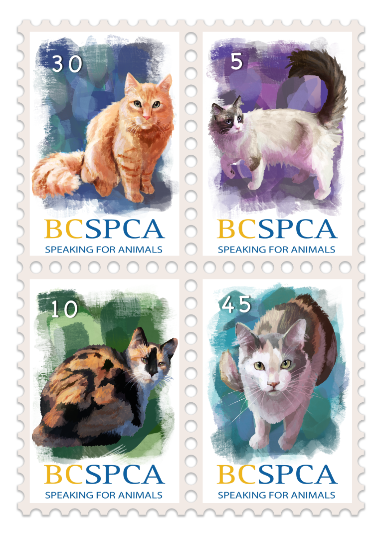 Cat Stamps