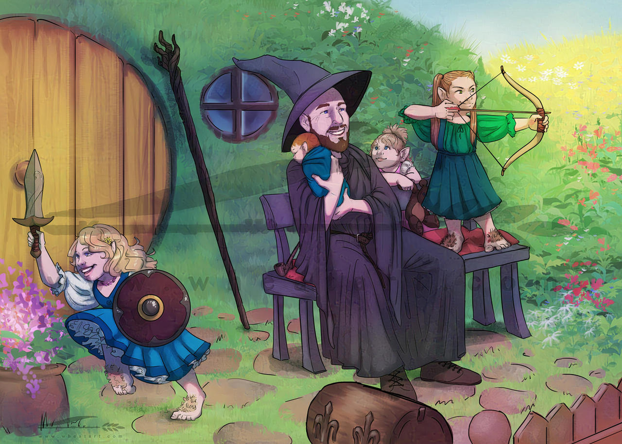 Small Hobbit Little Hobbits by Wheatart on DeviantArt
