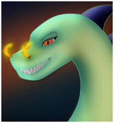 Torch the Dragon (Portrait)