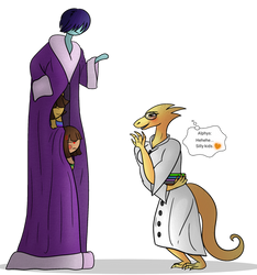 Kris, Frisk and Chara Are Playing Silly(Requested)