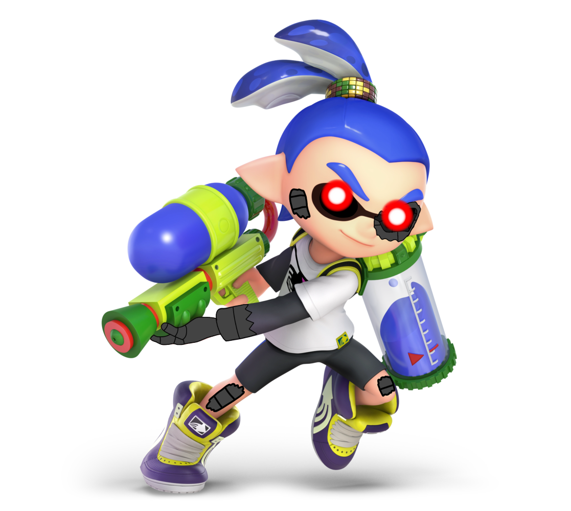 Blue Inling Inkling Boy Png by MisterCraigBoi on DeviantArt
