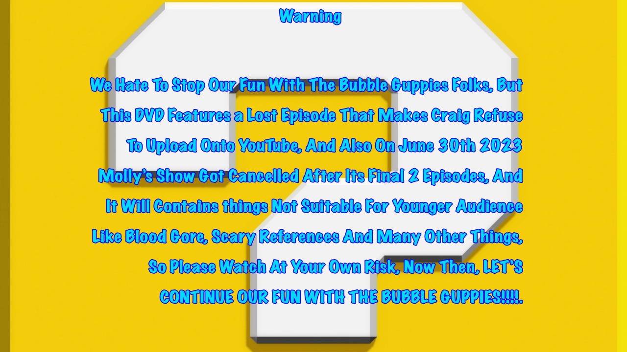 The Warning Screen Before The Last Episode by MisterCraigBoi on DeviantArt