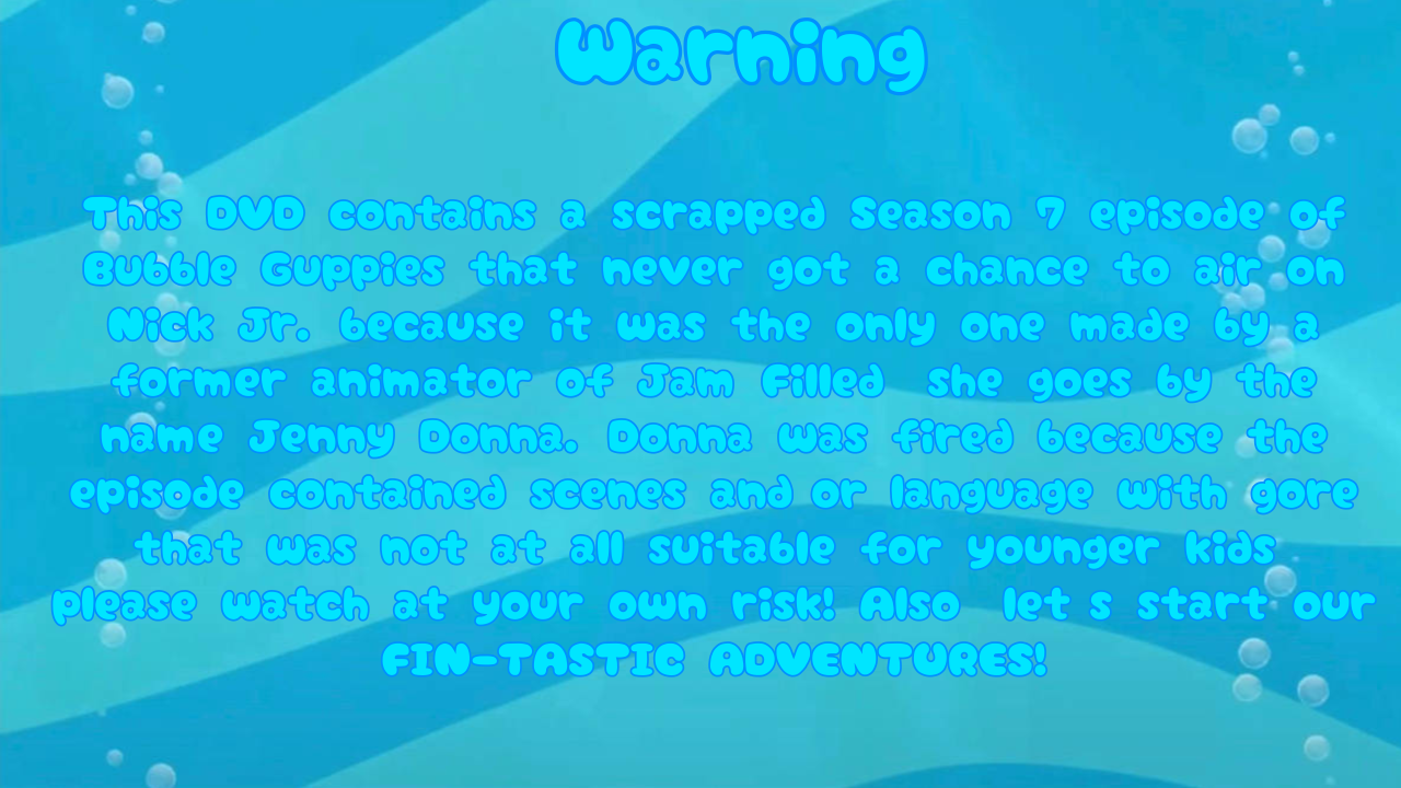 The Warning Screen Before The Episodes by MisterCraigBoi on DeviantArt