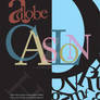 Adobe Caslon Type Poster