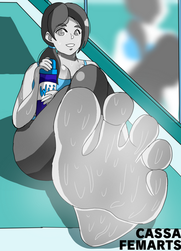 Wii fit discount feet