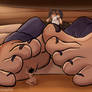 Cocoa n Micros in the Cabin (Giantess Rukia Feet)