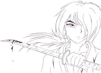 Kenshin -lineart-