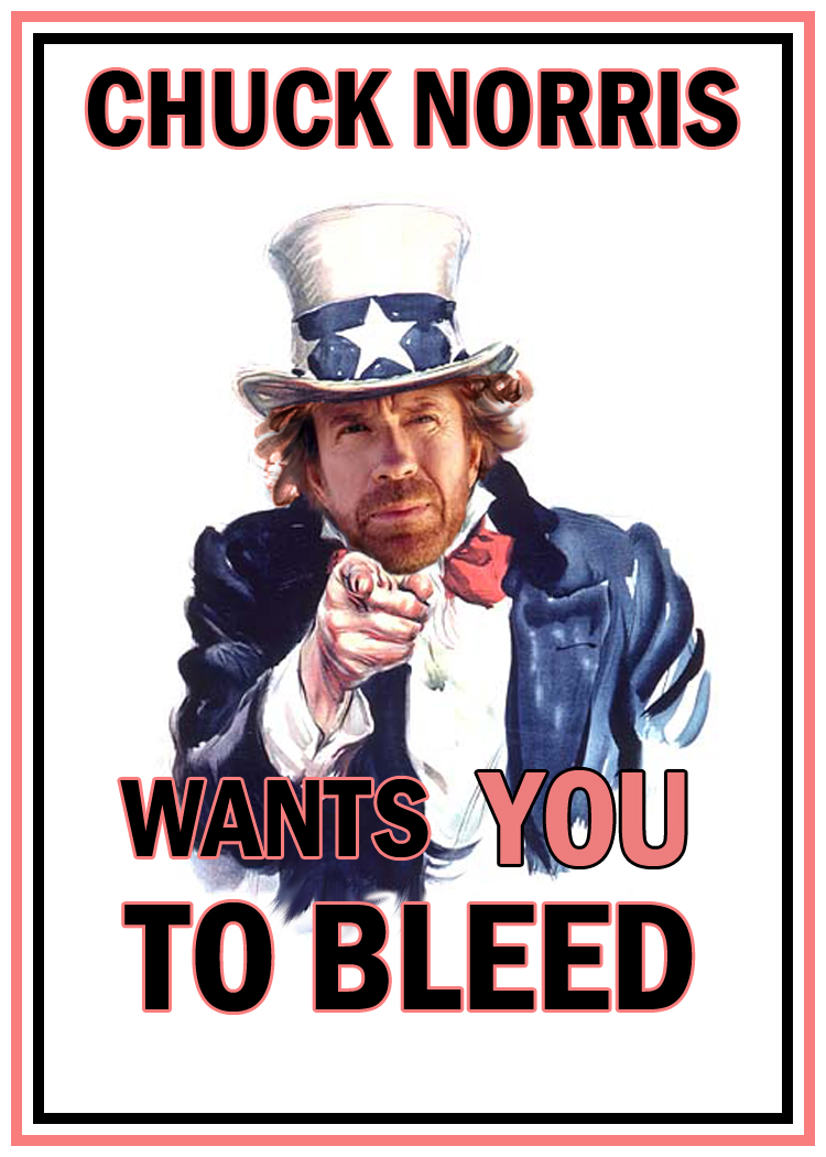 Chuck Norris wants YOU...