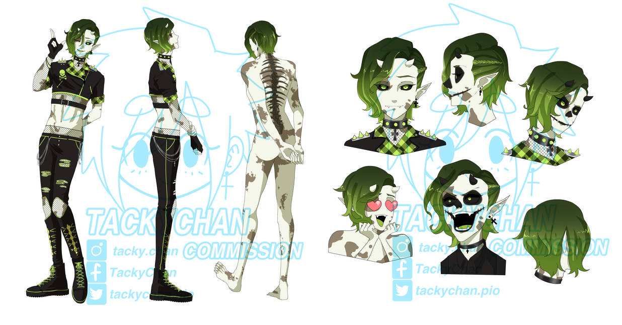 Character Design Commission Finished by Tacky-Chan on DeviantArt