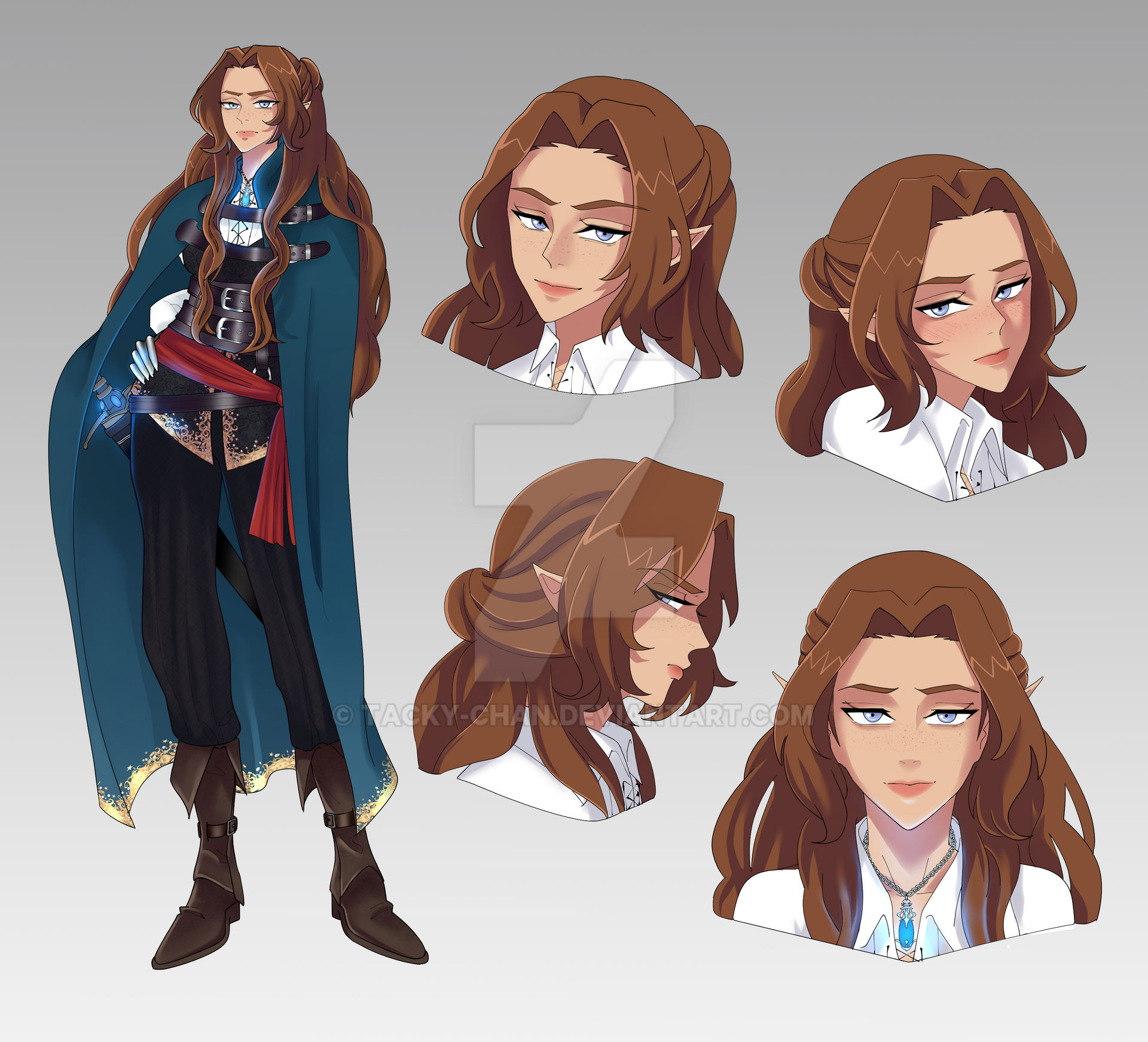 FULL COLOR Character Desing Female Result by Tacky-Chan on DeviantArt