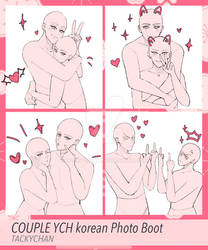 COUPLE YCH KOREAN PHOTO BOOT ACUTION [CLOSED]