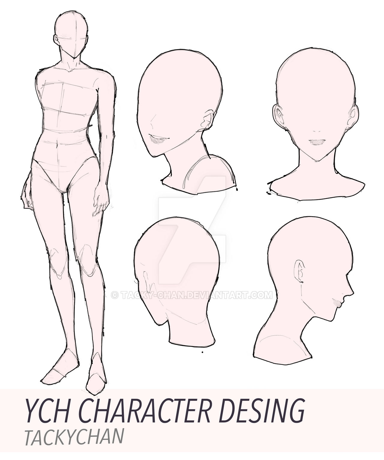 YCH CHARACTER DESING FEMALE (closed)