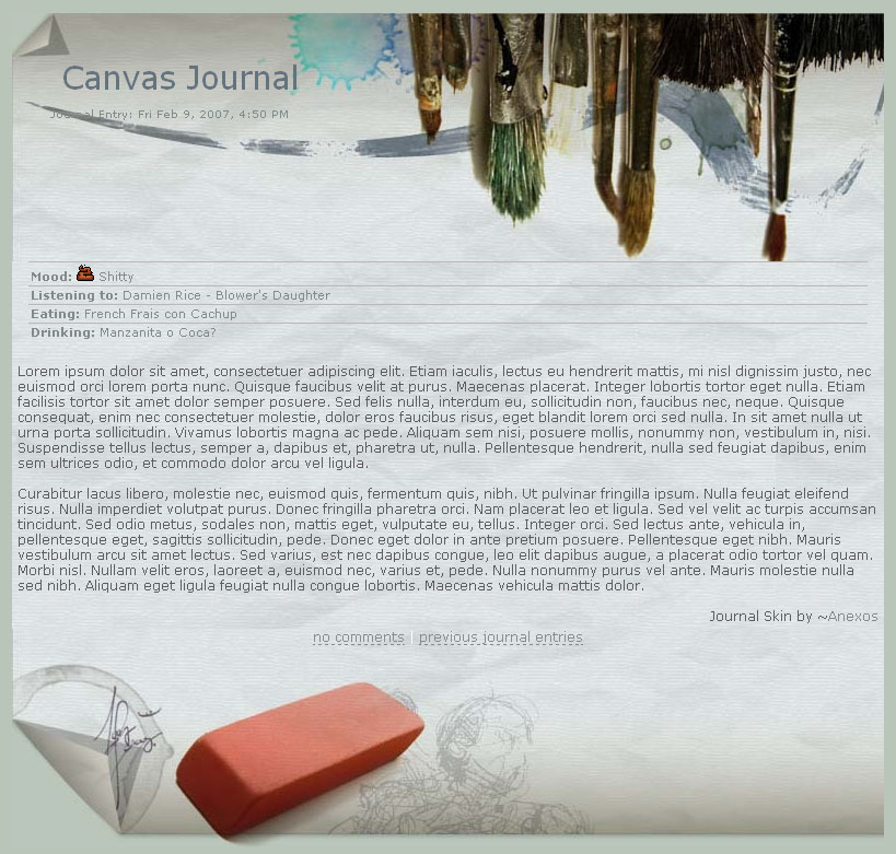 Canvas Journal