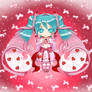 RibbonxHeart Calendar by Art2C - Hatsune Miku