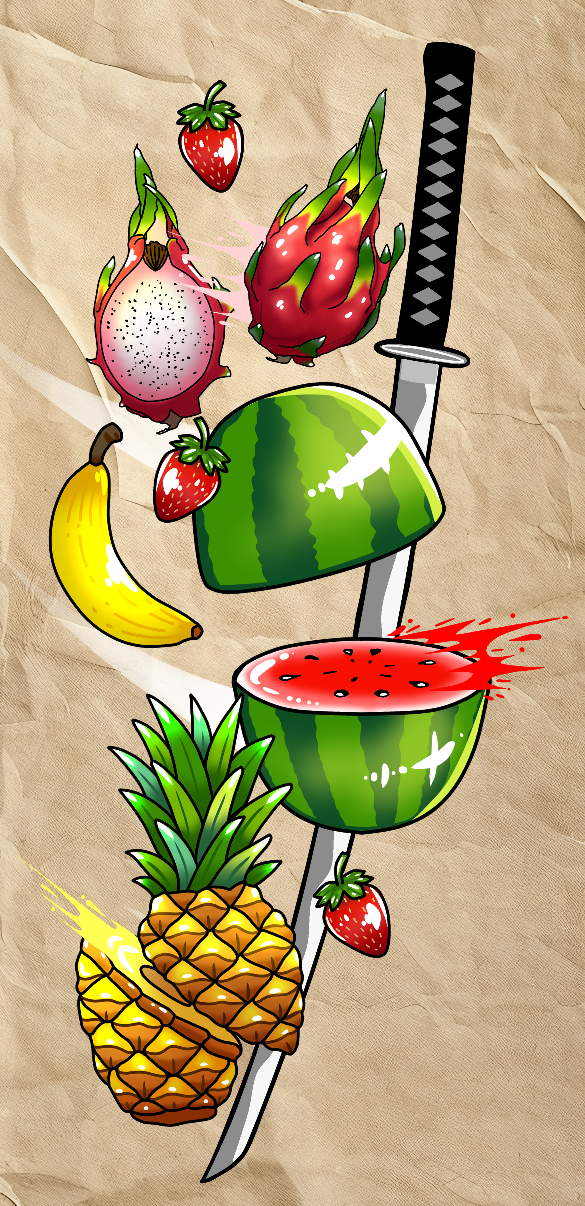 Fruit Ninja by advenablack on DeviantArt