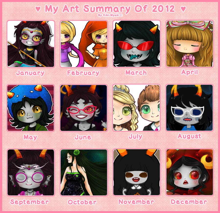 2012 Summary of Art (: by Kiki-Myaki