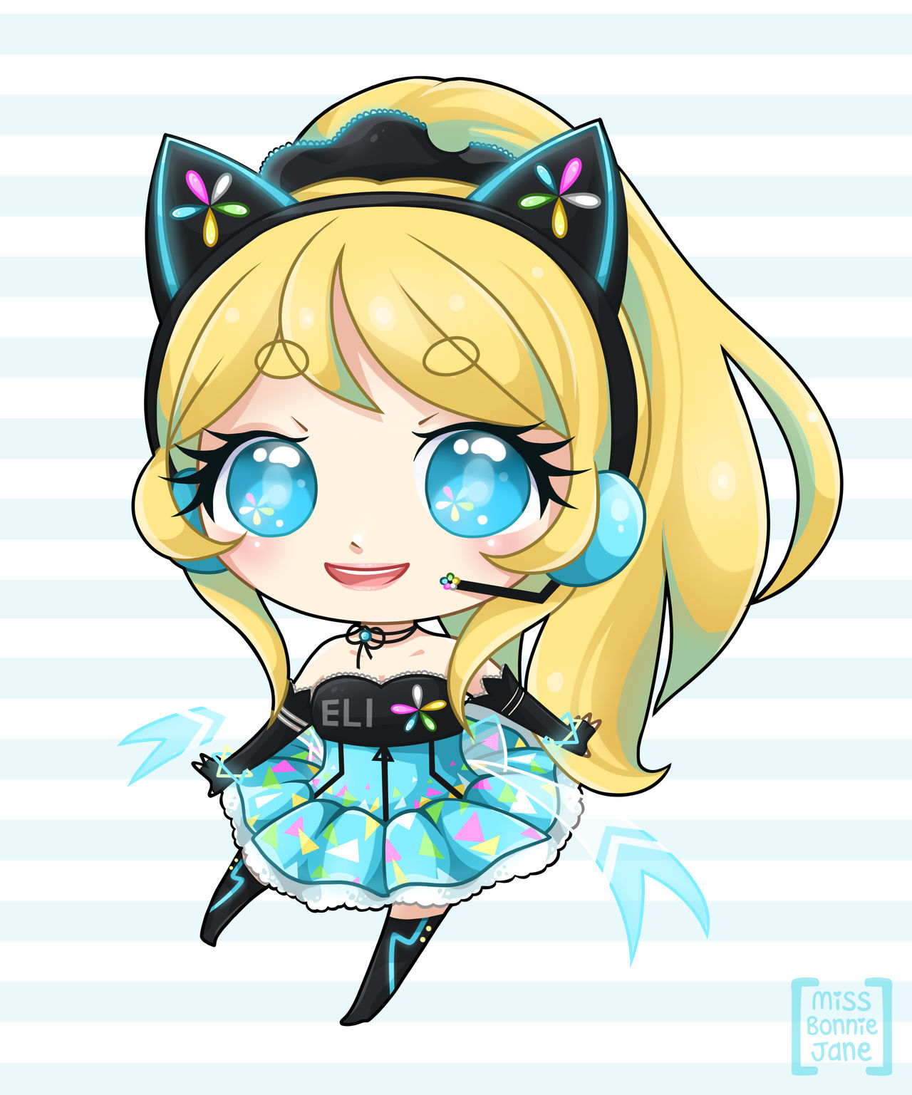 Love Live! Cyber Series - Eli Ayase by Kiki-Myaki