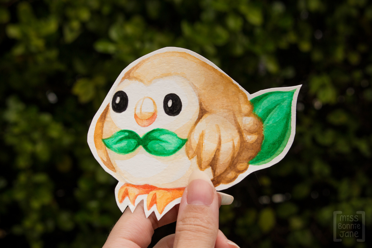 Pokemon - I choose Rowlet! by Kiki-Myaki