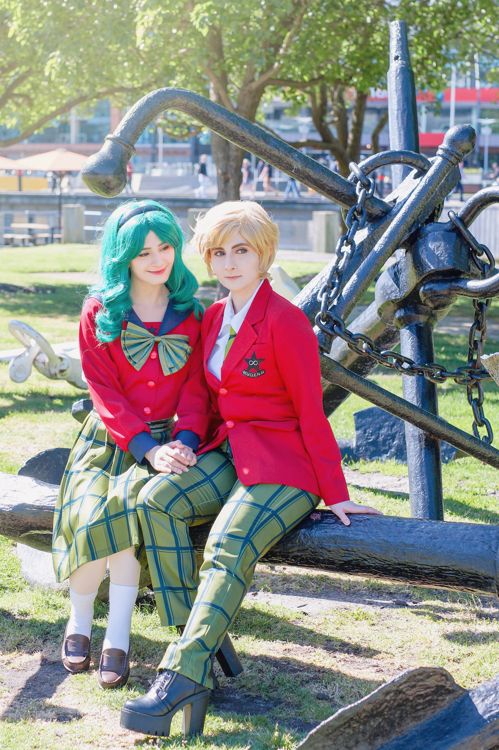 Sailor Moon - Haruka Tenoh + Michiru Kaioh Cosplay by Kiki-Myaki