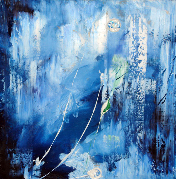 Blue Abstract Painting