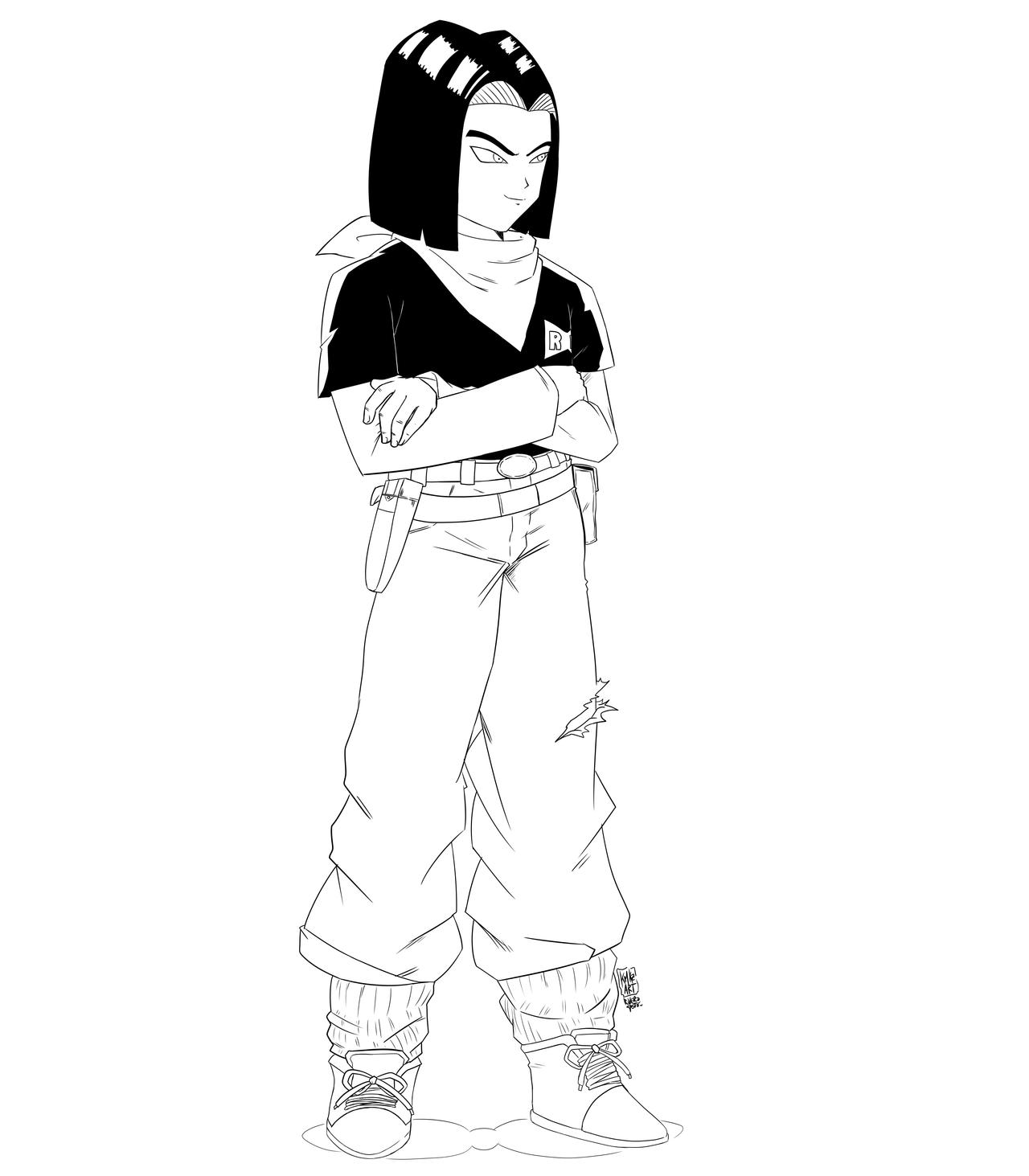 Commission - Android 17 - Fanart by Kmkz-Art on DeviantArt