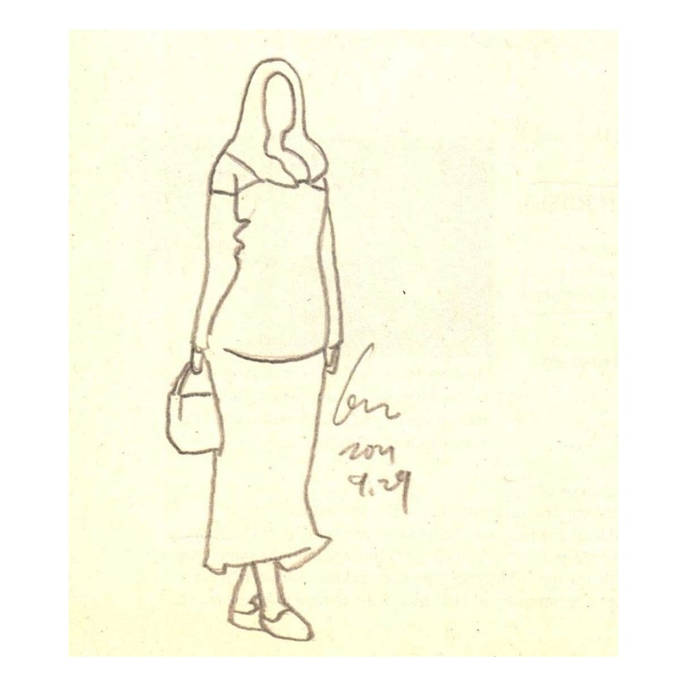 A woman on the street