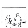 A couple in art gallery