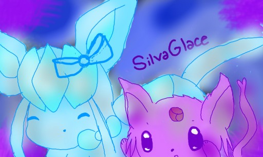 Glaceon And Espeon Cuddling~Request