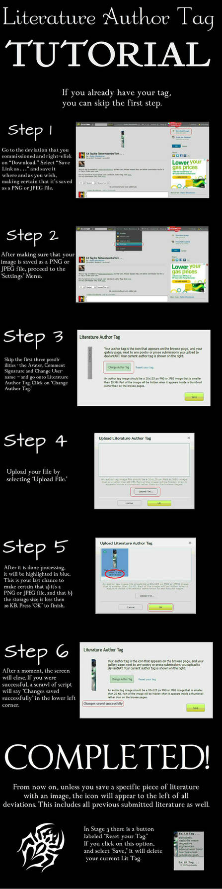(Lit) Author Tag Tutorial . . . by Kalen-Bloodstone on DeviantArt