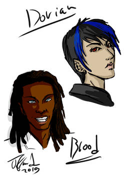 Blood and Dorian sketches
